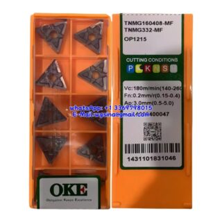 Original OKE TNMG160408-MF OP1215 Carbide Insert - Triangle (10 PCS)