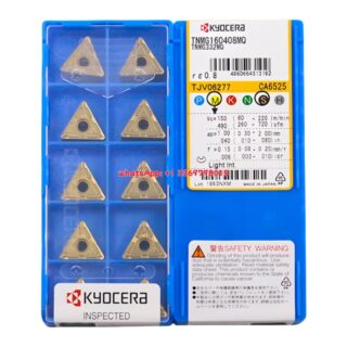 Original Kyocera TNMG160408-MQ CA6525 Carbide Insert - Triangle | Steel (10 PCS)