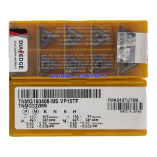 Original Mitsubishi TNMG160408-MS-VP15TF VP15TF Carbide Insert - Triangle | Steel & More (10 PCS)