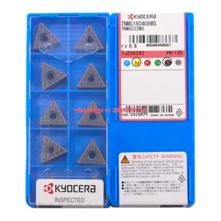 Original Kyocera TNMG160408-MS PR1125 Carbide Insert - Triangle (10 PCS)