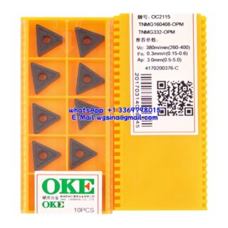 Original OKE TNMG160408-OPM OC2115 Carbide Insert - Triangle (10 PCS)