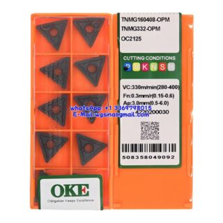 Original OKE TNMG160408-OPM OC2125 Carbide Insert - Triangle (10 PCS)