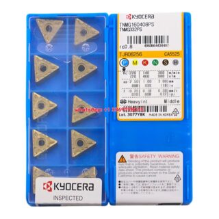 Original Kyocera TNMG160408-PS CA5525 Carbide Insert - Triangle | Steel (10 PCS)