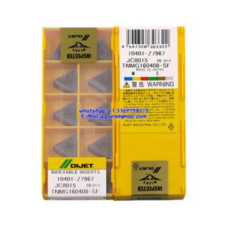 Original DIJET TNMG160408-SF JC8015 Carbide Insert - Triangle (10 PCS)