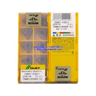 Original DIJET TNMG160408-SZ JC8118 Carbide Insert - Triangle (10 PCS)