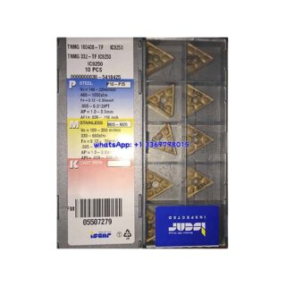 Original Iscar TNMG160408-TF IC9250 Carbide Turning Insert - Triangle (10 PCS)