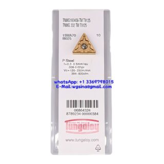 Original Tungaloy TNMG160408-TM-T9125 T9125 Carbide Insert - Triangle | Steel (10 PCS)