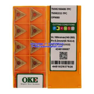 Original OKE TNMG160408-TPC OP9080 Carbide Insert - Triangle (10 PCS)