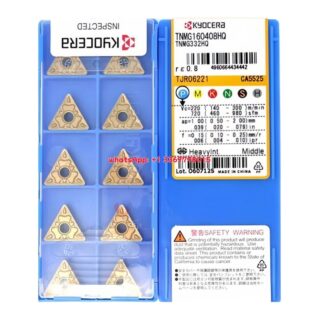 Original Kyocera TNMG160408HQ CA5525 Carbide Insert - Triangle | Steel (10 PCS)