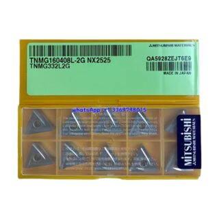 Original Mitsubishi TNMG160408L-2G NX2525 Carbide Insert - Triangle | Steel (10 PCS)
