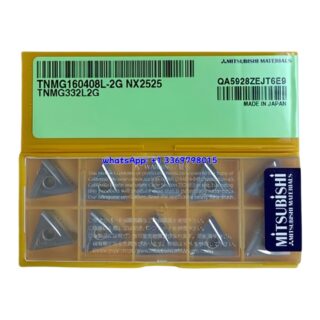 Original Mitsubishi TNMG160408L-2G NX2525 Carbide Insert - Triangle | Steel (10 PCS)