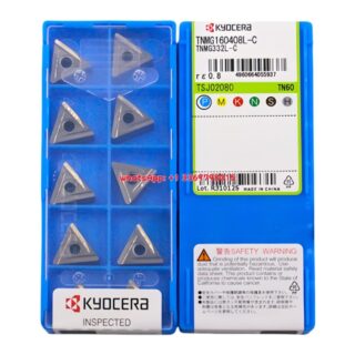 Original Kyocera TNMG160408L-C Carbide Insert - Triangle (10 PCS) TN60 TNMG160408L-C TN60