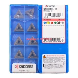 Original Kyocera TNMG160408L-ST PR1125 Carbide Insert - Triangle (10 PCS)