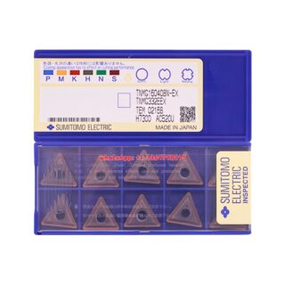 Original Sumitomo TNMG160408N-EX AC6030M Carbide Turning Insert - Triangle (10 PCS)