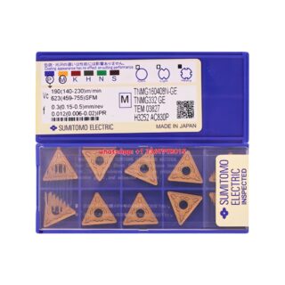 Original Sumitomo TNMG160408N-GE AC830P Carbide Insert - Triangle | Steel (10 PCS)