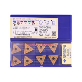 Original Sumitomo TNMG160408N-MU AC830P Carbide Insert - Triangle | Steel (10 PCS)