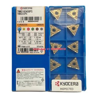 Original Kyocera TNMG160408PS CA5525 Carbide Insert - Triangle | Steel (10 PCS)