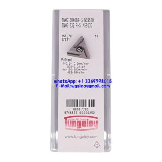 Original Tungaloy TNMG160408R-S-NS9530 NS9530 Carbide Insert - Triangle (10 PCS)