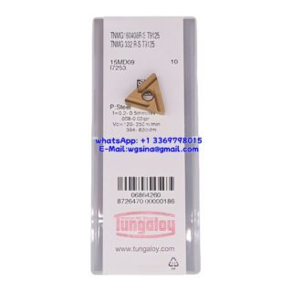 Original Tungaloy TNMG160408R-S-T9125 T9125 Carbide Insert - Triangle | Steel (10 PCS)