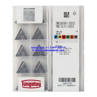Original Tungaloy TNMG160408R-S NS9530 Carbide Insert - Triangle (10 PCS)