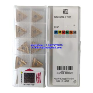 Original Tungaloy TNMG160408R-S T9025 Carbide Insert - Triangle (10 PCS)