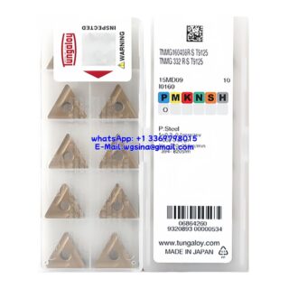 Original Tungaloy TNMG160408R-S T9125 Carbide Insert - Triangle | Steel (10 PCS)