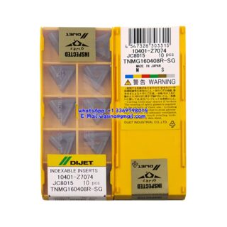 Original DIJET TNMG160408R-SG JC8015 Carbide Insert - Triangle (10 PCS)