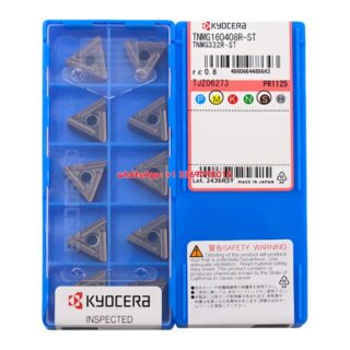 Original Kyocera TNMG160408R-ST PR1125 Carbide Insert - Triangle (10 PCS)