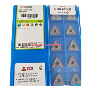Original Kyocera TNMG160412-HQ Carbide Insert - Triangle (10 PCS) TN60 TNMG160412-HQ TN60