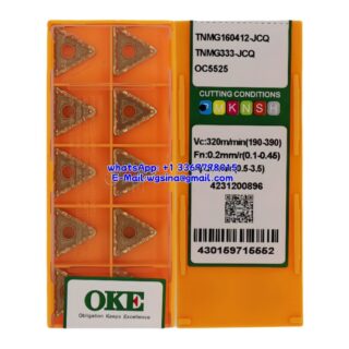 Original OKE TNMG160412-JCQ OC5525 Carbide Insert - Triangle (10 PCS)