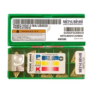 Original Mitsubishi TNMG160412-MA UE6020 Carbide Insert - Triangle (10 PCS)