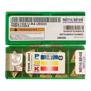 Original Mitsubishi TNMG160412-MA UE6020 Carbide Insert - Triangle (10 PCS)