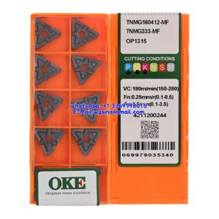 Original OKE TNMG160412-MF OP1315 Carbide Insert - Triangle (10 PCS)