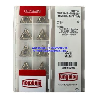 Original Tungaloy TNMG160412-TM T9125 Carbide Insert - Triangle | Steel (10 PCS) TNMG160412-TM T9125(F)