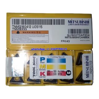 Original Mitsubishi TNMG160412 UC5115 Carbide Insert - Triangle | Cast Iron (10 PCS)