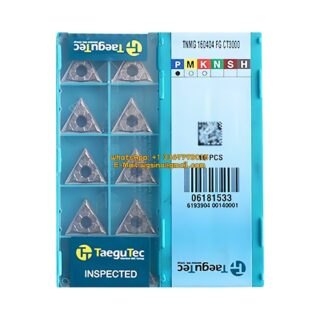 Original TaeguTec 160404 CT3000 Carbide Insert (10 PCS) TNMG FG TNMG 160404 FG CT3000