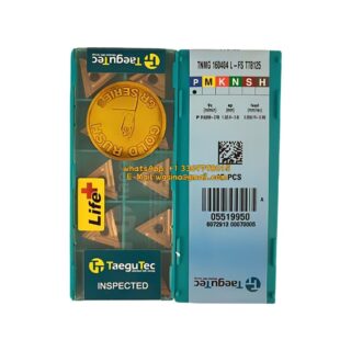 Original TaeguTec 160404 TT8125 Carbide Insert | Steel (10 PCS) TNMG L-FS TNMG 160404 L-FS TT8125