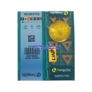 Original TaeguTec 160404 TT8125 Carbide Insert | Steel (10 PCS) TNMG MT TNMG 160404 MT TT8125