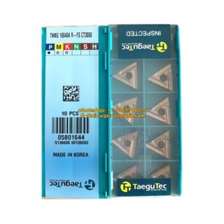 Original TaeguTec 160404 CT3000 Carbide Insert (10 PCS) TNMG R-FS TNMG 160404 R-FS CT3000