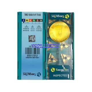 Original TaeguTec 160404 TT5100 Carbide Insert (10 PCS) TNMG R-VF TNMG 160404 R-VF TT5100