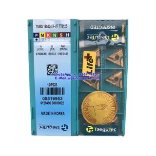 Original TaeguTec 160404 TT8125 Carbide Insert | Steel (10 PCS) TNMG R-VF TNMG 160404 R-VF TT8125