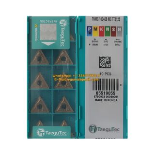 Original TaeguTec 160408 TT8125 Carbide Insert | Steel (10 PCS) TNMG MC TNMG 160408 MC TT8125