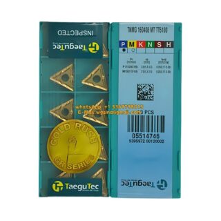 Original TaeguTec 160408 TT9080 Carbide Insert | Stainless Steel & More (10 PCS) TNMG TNMG 160408 PC TT9080