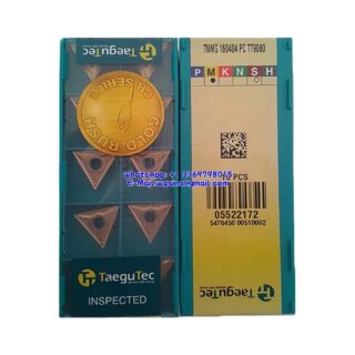 Original TaeguTec 160408 TT9080 Carbide Insert | Stainless Steel & More (10 PCS) TNMG TNMG 160408 PC TT9080