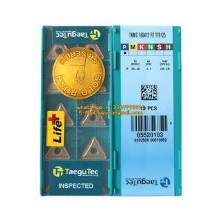 Original TaeguTec 160412 TT8125 Carbide Insert | Steel (10 PCS) TNMG TNMG 160412 RT TT8125