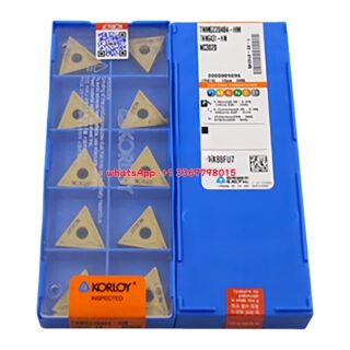 Original Korloy TNMG220404-HM NC3020 Carbide Turning Insert - Triangle | Cast Iron (10 PCS)