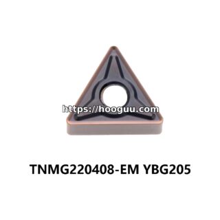 Original ZCC-CT TNMG220408-EM YBG205 Carbide Turning Insert - Triangle | Steel, Stainless Steel (10 PCS)
