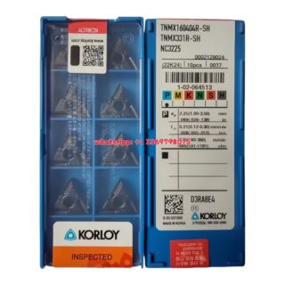 Original Korloy TNMX160404L-SH NC3225 Carbide Turning Insert - Triangle (10 PCS)