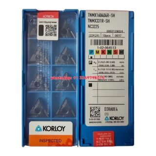 Original Korloy TNMX160404R-SH NC3225 Carbide Turning Insert - Triangle (10 PCS)