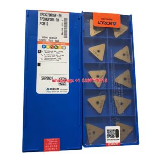 Original Korloy TPCN2204PDER-RH PC6510 Carbide Turning Insert - Triangle | Hardened Steel (10 PCS)